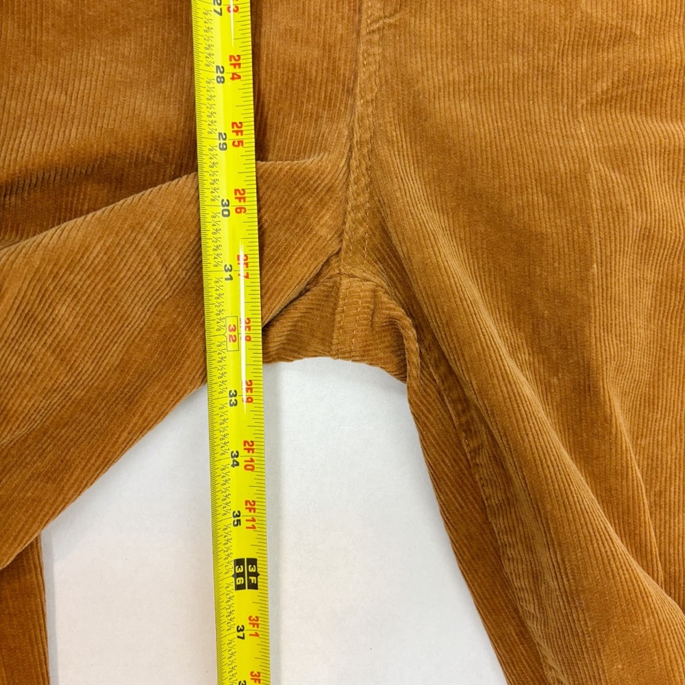 Show Me Your MuMu Cropped Everhart Jumpsuit in Camel Corduroy Size XL - Picture 10 of 11